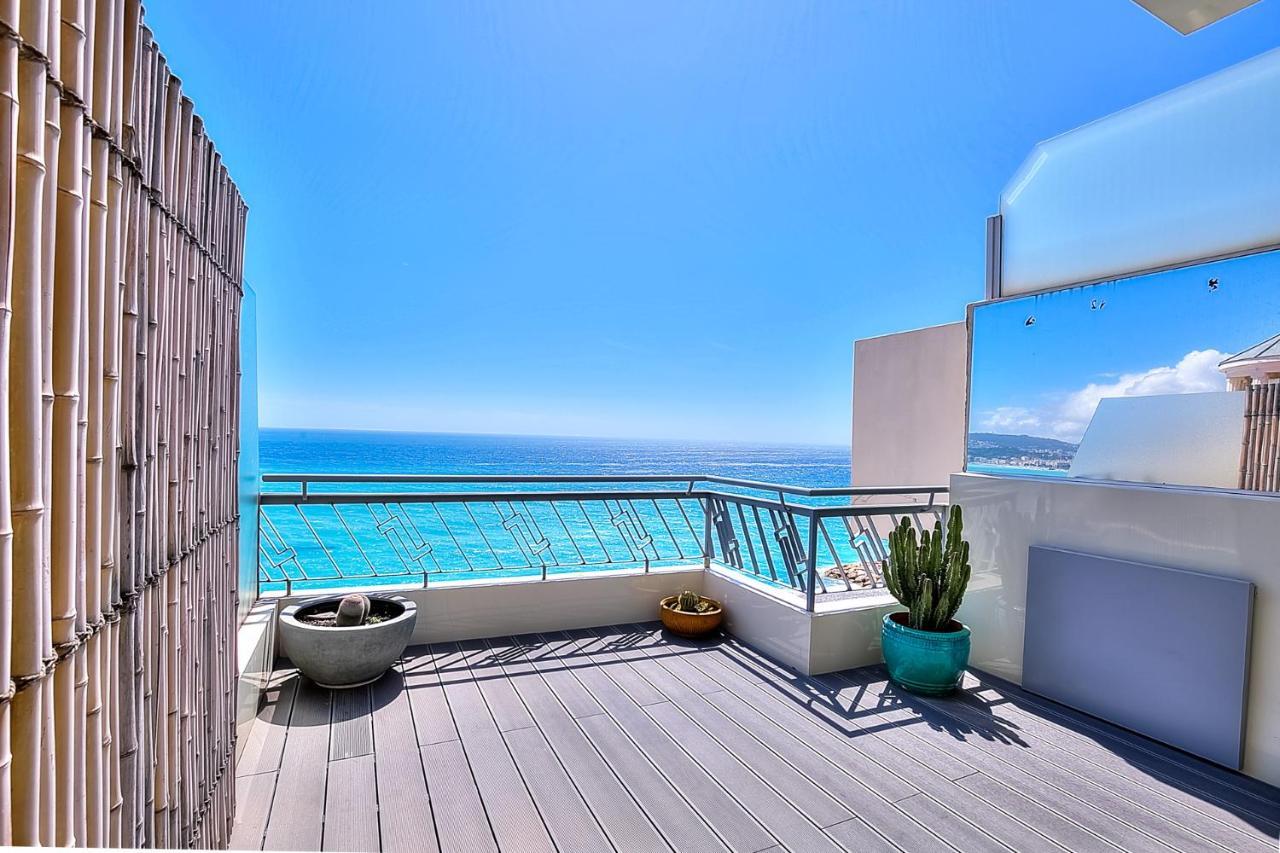 Le Florentina, Dernier Etage Avec Terrasse, Vue Sur La Baie Des Anges Apartment Nice Exterior photo
